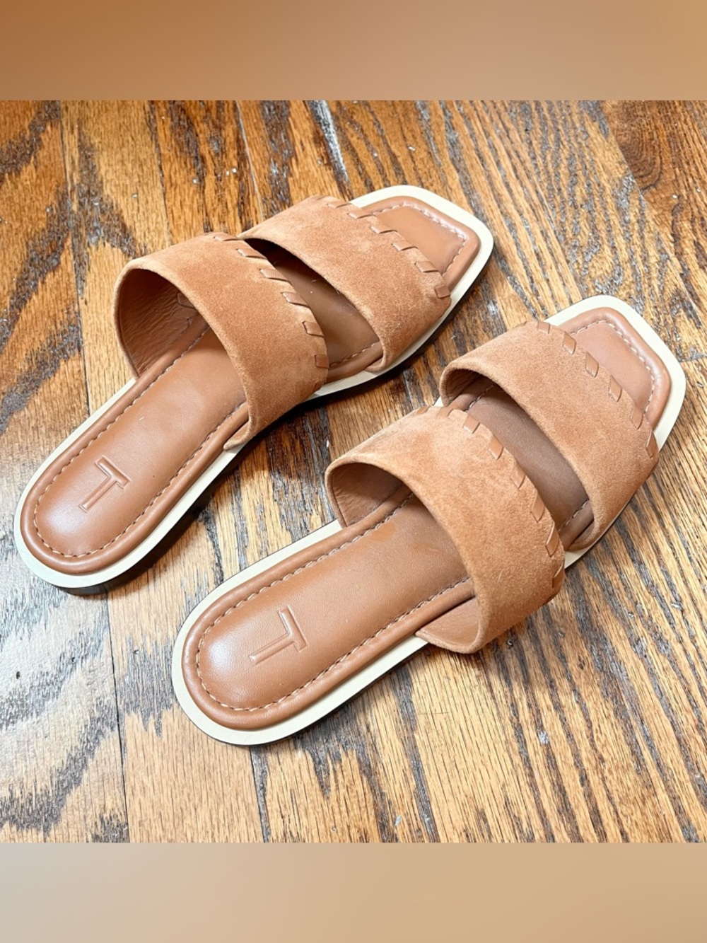 Lafayette 148 New York Nia hand sewn sandals - Picture 2 of 9
